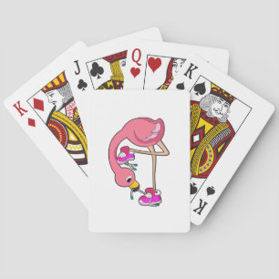 Jeu De Cartes Flamant rose avec chaussures
