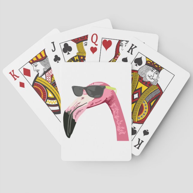 Jeu De Cartes Flamant rose cool (dos)