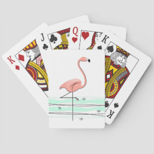 Jeu De Cartes Flamant rose Océan jouer aux cartes