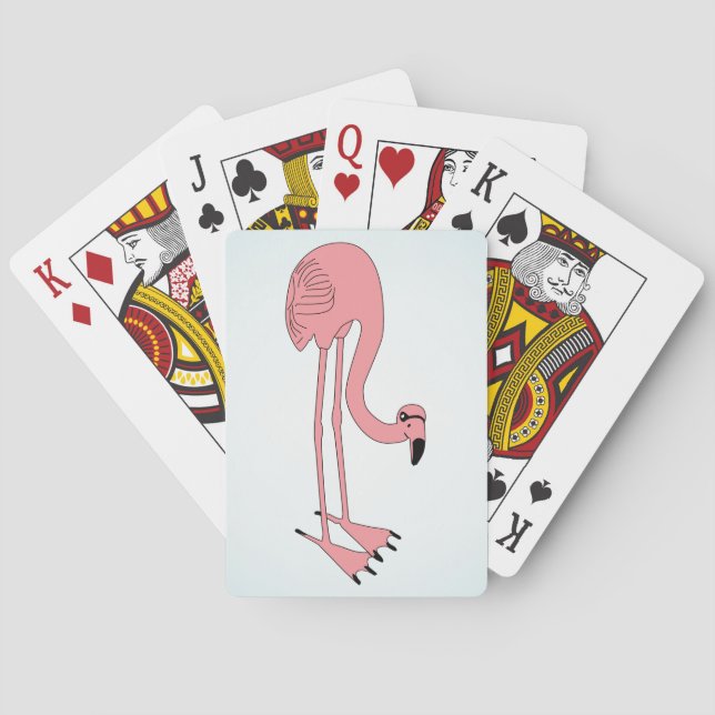 Jeu De Cartes Flamant rose rose Bicycle® Play (dos)