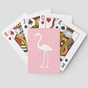 Jeu De Cartes Flamant rose rose et blanc
