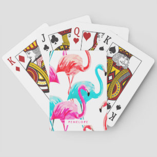 Jeu De Cartes Flamants roses mignons
