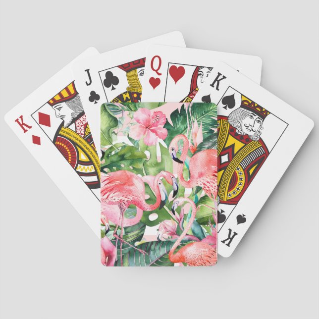 Jeu De Cartes Flamants roses roses PixDezines (dos)