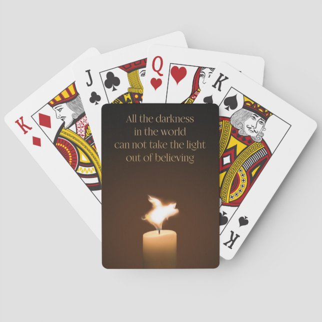 Jeu De Cartes flamme de bougie de cochon volant (dos)