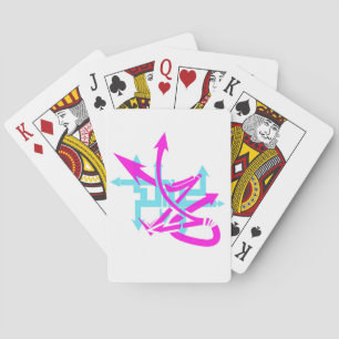 Jeu De Cartes Flèches Abstraites Lecture des cartes