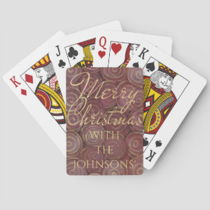 Jeu De Cartes Flèches d'or de Noël