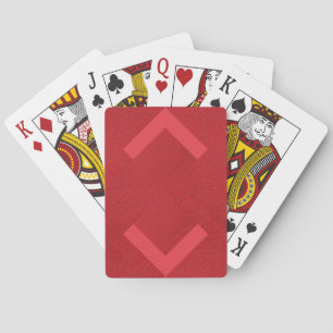 Jeu De Cartes Flèches modernes Rouge Personnalisé Cartes de lect