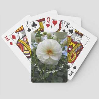 Jeu De Cartes Fleur blanche en pleine floraison