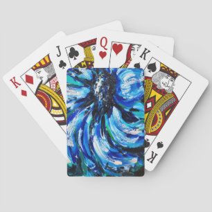 Jeu De Cartes Fleur bleue