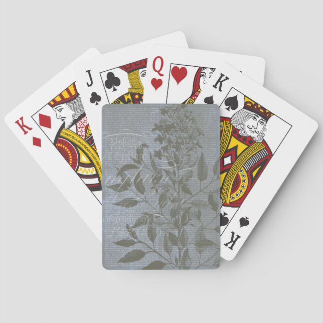 Jeu De Cartes Fleur de Bleu I (dos)