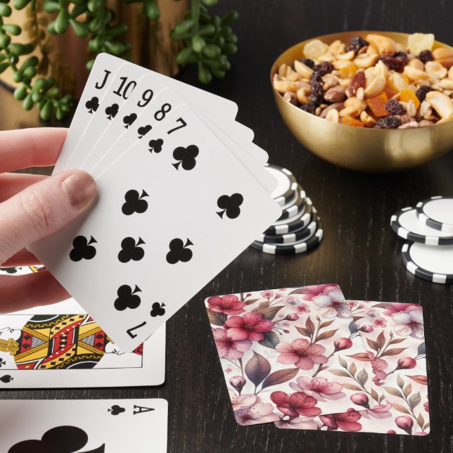 Jeu De Cartes Fleur de cerise (In Situ)