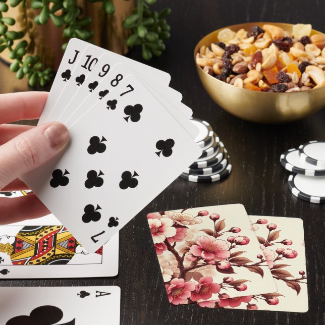 Jeu De Cartes Fleur de cerise (In Situ)