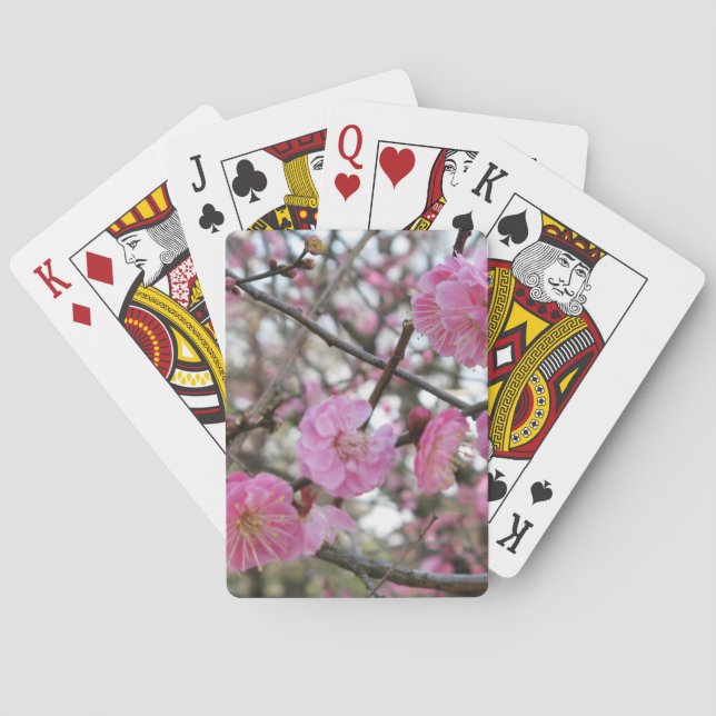 Jeu De Cartes Fleur de cerisier rose / Sakura / ク(桜) (dos)