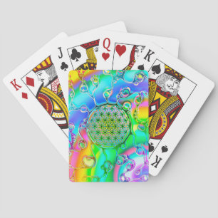 Jeu De Cartes Fleur De Vie - Façons Colorées 1