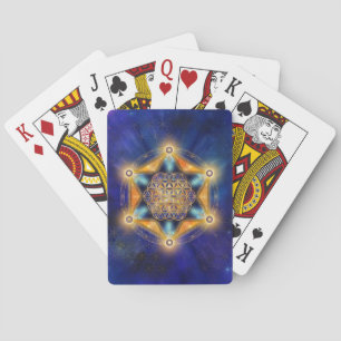 Jeu De Cartes Fleur de vie Merkaba Star - Géométrie sacrée
