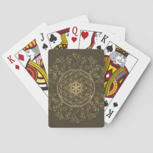 Jeu De Cartes Fleur De Vie - Ornements Vintages Mandala 2