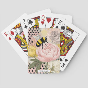 Jeu De Cartes Fleur et abeille fantaisistes – Floral cosy (2)