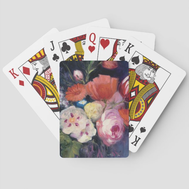 Jeu De Cartes Fleur fraîche de ressort de coupe (dos)