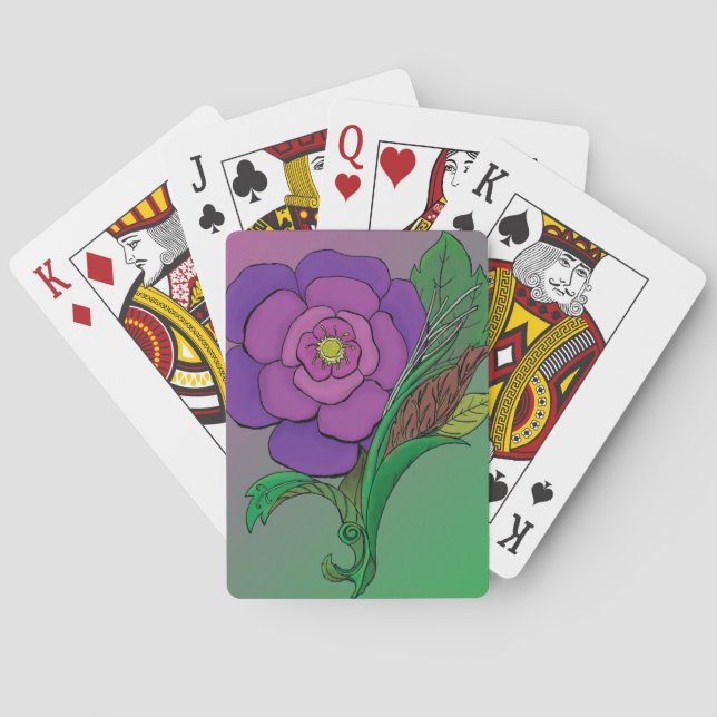 Jeu De Cartes Fleur impeccable (dos)