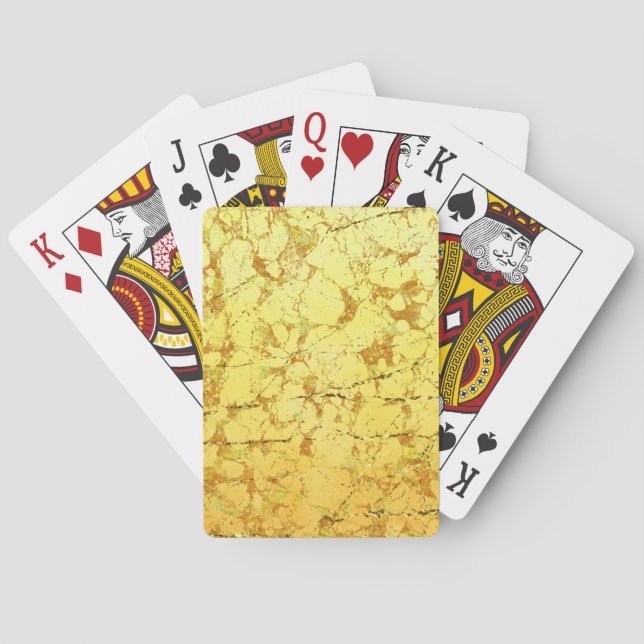 Jeu De Cartes Fleur jaune (dos)