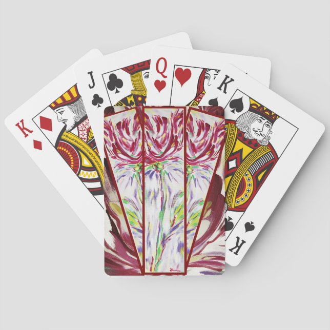 Jeu De Cartes Fleur montante (dos)