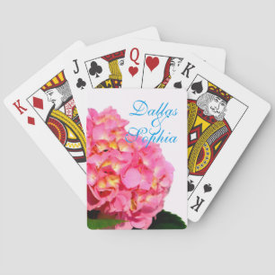 Jeu De Cartes Fleur rose rose rose Hydrangea