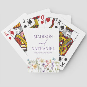 Jeu De Cartes Fleur sauvage Fleur Fleur Flore Jardin Mariage