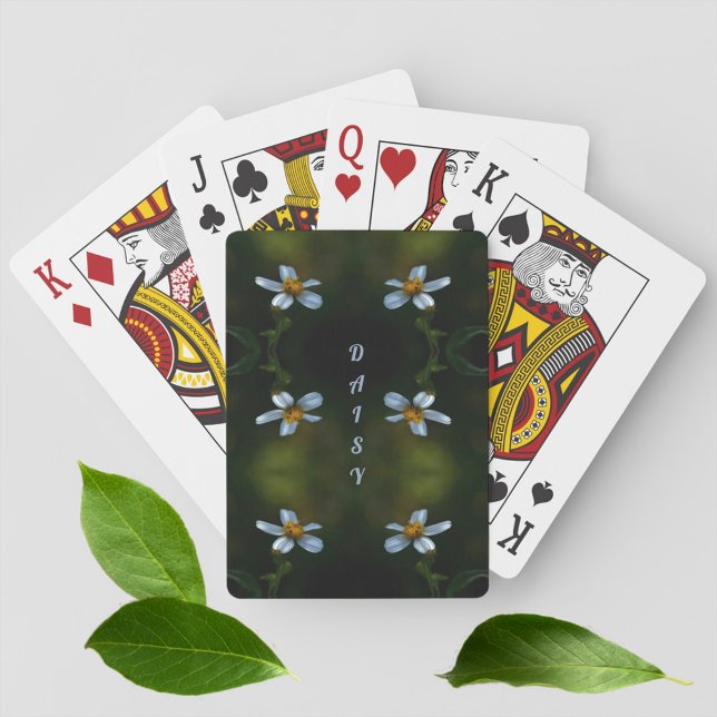 Jeu De Cartes Fleur vert foncé (Créateur téléchargé)