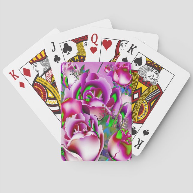 Jeu De Cartes Fleurs (dos)
