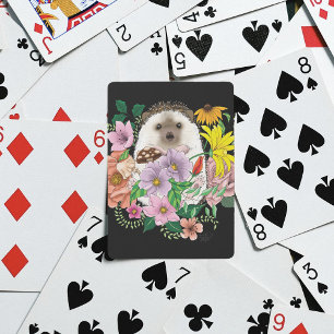 Jeu De Cartes Fleurs de hérisson mignonnes
