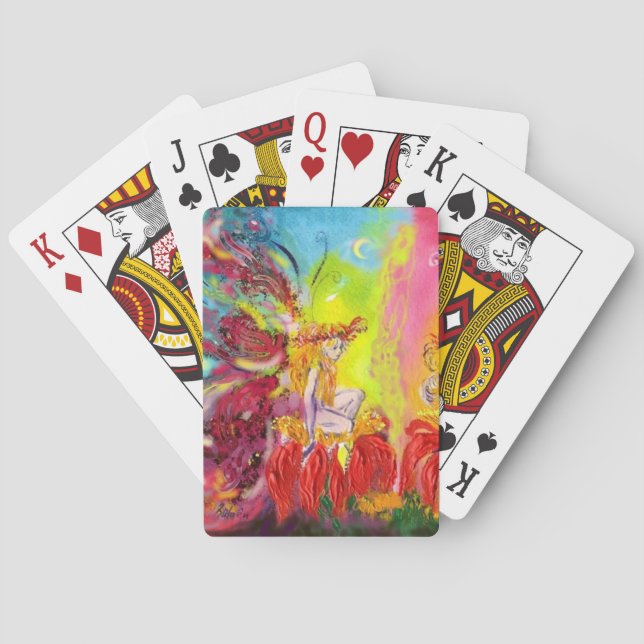 JEU DE CARTES FLEURS DE L'AUBE (dos)