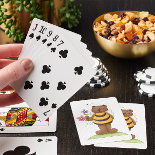 Jeu De Cartes Fleurs de maintien de l'ours de miel