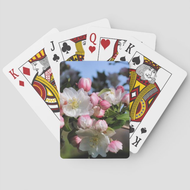 Jeu De Cartes Fleurs de printemps gaies (dos)