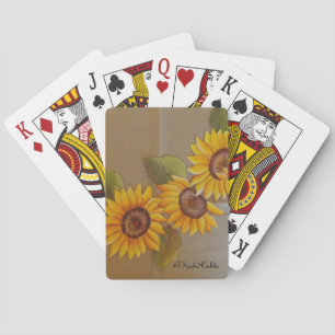 Jeu De Cartes Fleurs de soleil peintes par Frida Kahlo
