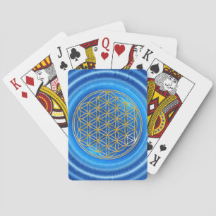 Jeu De Cartes FLEURS DE VIE - or / Blume des Lebens