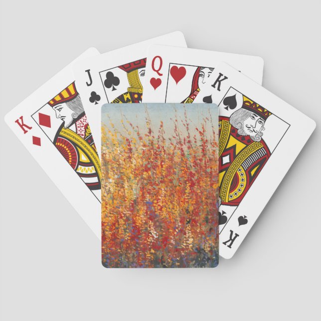Jeu De Cartes Fleurs du désert II (dos)