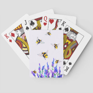 Jeu De Cartes Fleurs et abeilles Jouer des cartes