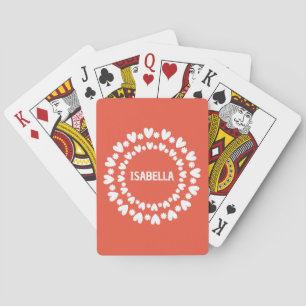 Jeu De Cartes Fleurs Et Coeurs Nom