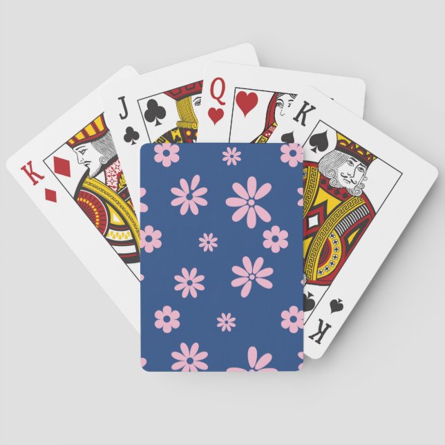 Jeu De Cartes Fleurs et pétales 13 (dos)