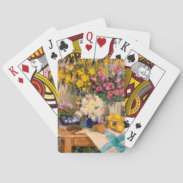 Jeu De Cartes Fleurs fraîches II (dos)