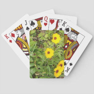 Jeu De Cartes Fleurs jaunes