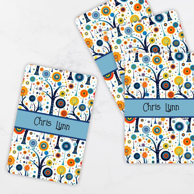 Jeu De Cartes Fleurs Vibe Mod vintages des années 60 (Créateur téléchargé)