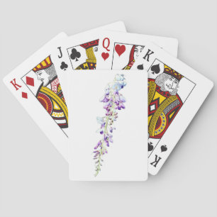 Jeu De Cartes Fleurs violettes