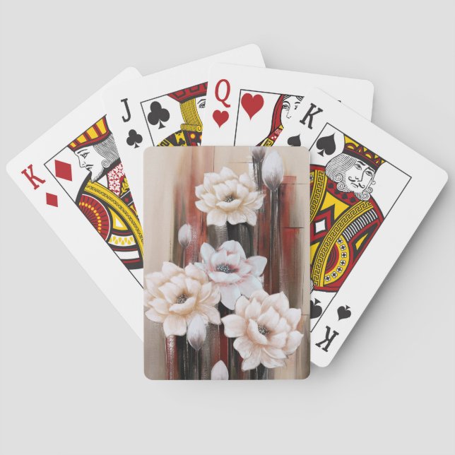 Jeu De Cartes Floral (dos)