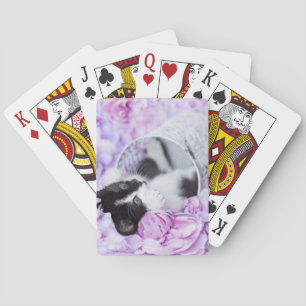 Jeu De Cartes Floral pourpre espiègle de "Pippa"