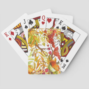 Jeu De Cartes Floral Wreath