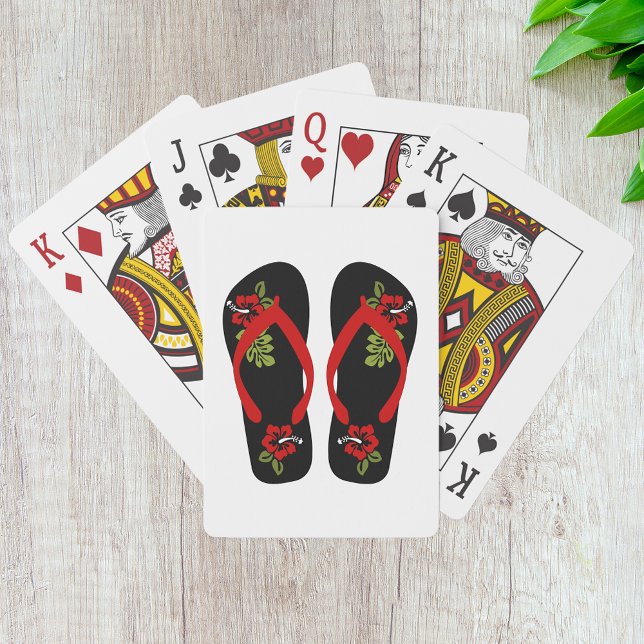 Jeu De Cartes Flore Flip Flops Jouer des cartes (Créateur téléchargé)