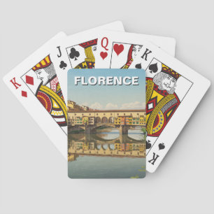 Jeu De Cartes Florence Italie Ponte Vecchio Voyage