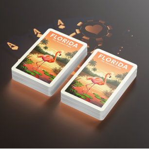 Jeu De Cartes Floride vintage