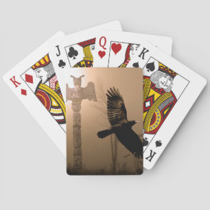 Jeu De Cartes Flying Crow & Totem Pole Haida Pack